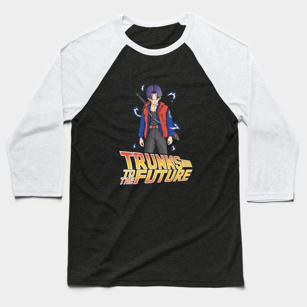 Trunks to the future Baseball T-Shirt by Gonzler